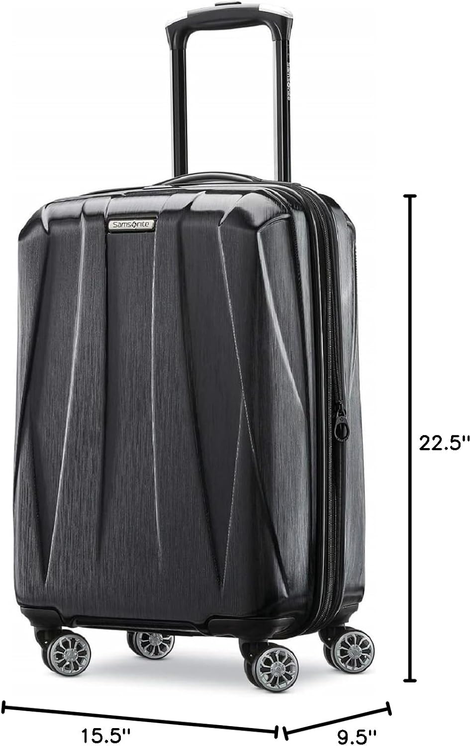 Centric 2 Hardside Expandable Luggage with Spinner Wheels, Caribbean Blue, Carry-On 20-Inch