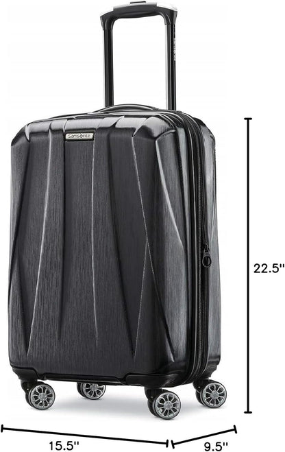 Centric 2 Hardside Expandable Luggage with Spinner Wheels, Caribbean Blue, Carry-On 20-Inch