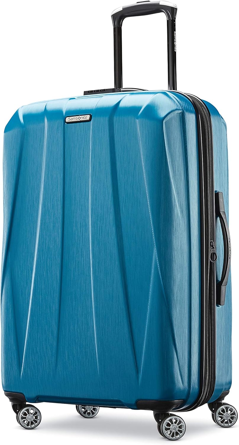 Centric 2 Hardside Expandable Luggage with Spinner Wheels, Caribbean Blue, Carry-On 20-Inch