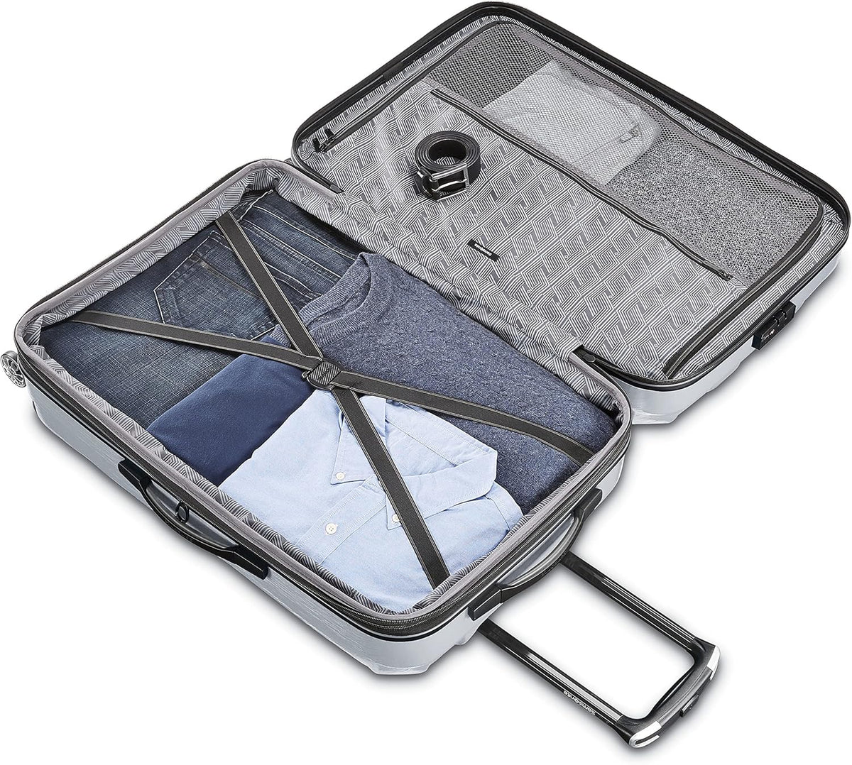 Centric 2 Hardside Expandable Luggage with Spinner Wheels, Caribbean Blue, Carry-On 20-Inch