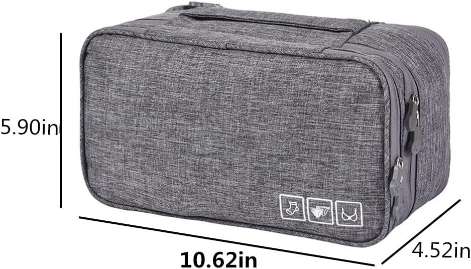 Portable Underwear Bra Storage Bag Waterproof Travel Organizers Multi-Layer Toiletry Packing Cube