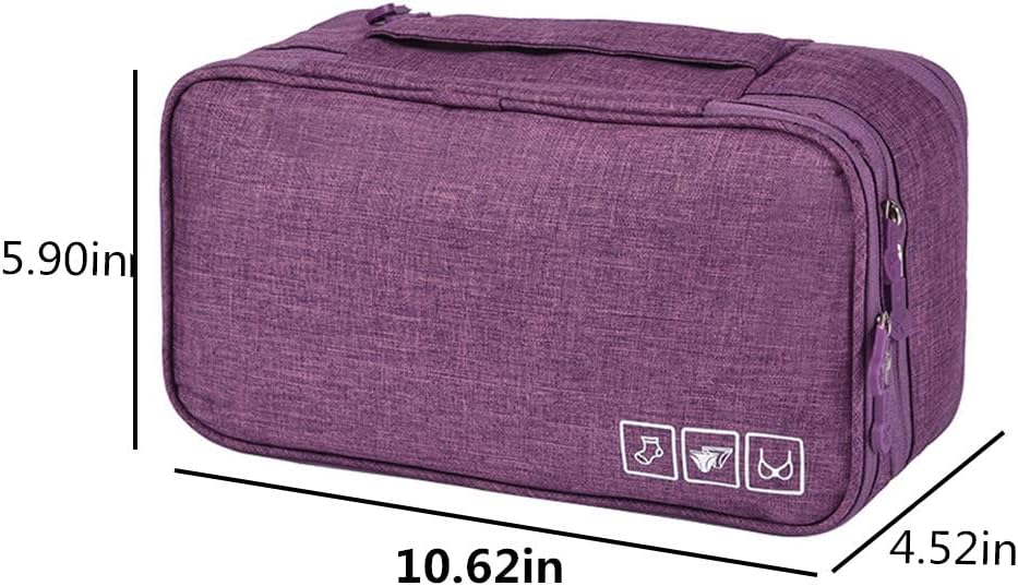Portable Underwear Bra Storage Bag Waterproof Travel Organizers Multi-Layer Toiletry Packing Cube