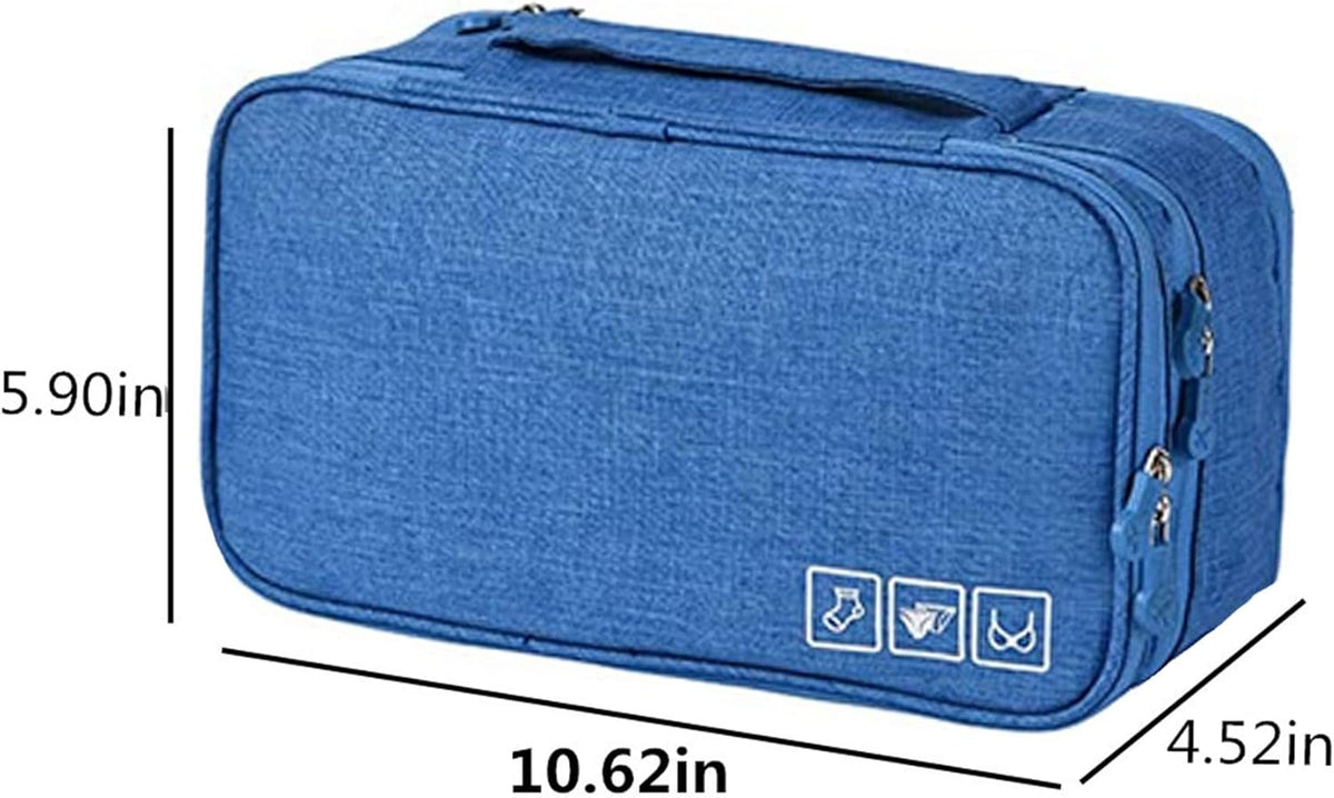 Portable Underwear Bra Storage Bag Waterproof Travel Organizers Multi-Layer Toiletry Packing Cube