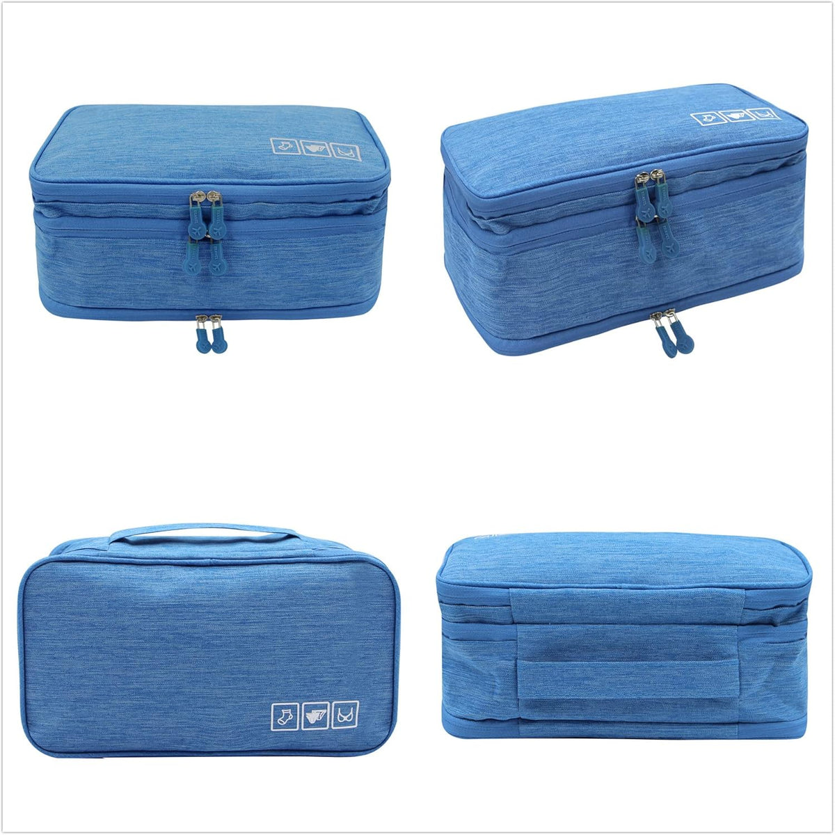 Portable Underwear Bra Storage Bag Waterproof Travel Organizers Multi-Layer Toiletry Packing Cube