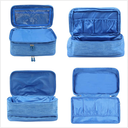 Portable Underwear Bra Storage Bag Waterproof Travel Organizers Multi-Layer Toiletry Packing Cube