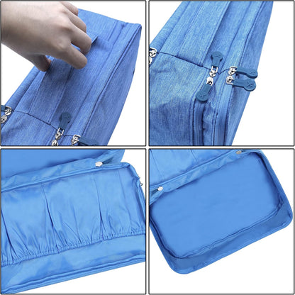 Portable Underwear Bra Storage Bag Waterproof Travel Organizers Multi-Layer Toiletry Packing Cube