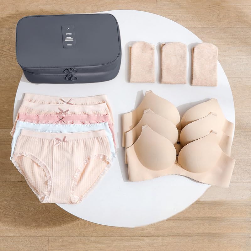 Portable Underwear Bra Storage Bag Waterproof Travel Organizers Multi-Layer Toiletry Packing Cube
