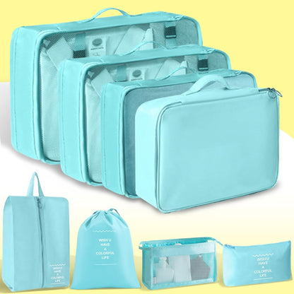Packing Cubes 8 Set Travel Essentials for Carry on Luggage Organizers Bag Packing Cubes for Suitcases Travel Accessories (Beige)
