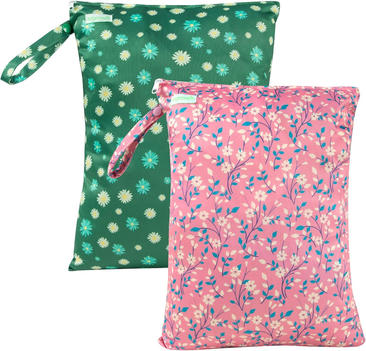 Wet Dry Bag for Baby Swimsuit, Small Wet Dry Bag for Clothes Diaper and Breast Pump Parts, Large Baby bag for Travel,Gym Clothes,Beach,Pool,Extra Clothes (Checkerboard,3 Pack)