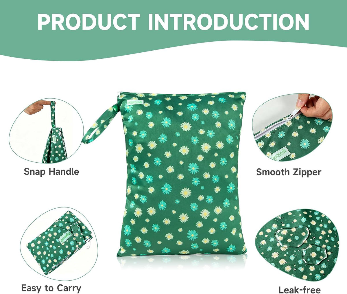 Wet Dry Bag for Baby Swimsuit, Small Wet Dry Bag for Clothes Diaper and Breast Pump Parts, Large Baby bag for Travel,Gym Clothes,Beach,Pool,Extra Clothes (Checkerboard,3 Pack)