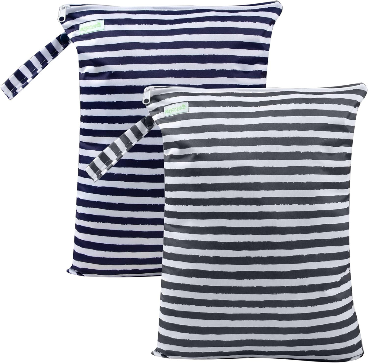 Wet Dry Bag for Baby Swimsuit, Small Wet Dry Bag for Clothes Diaper and Breast Pump Parts, Large Baby bag for Travel,Gym Clothes,Beach,Pool,Extra Clothes (Checkerboard,3 Pack)