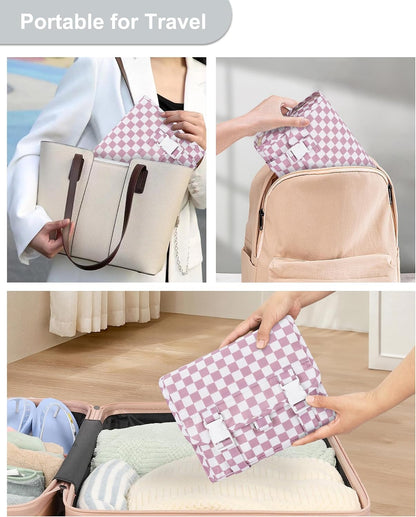 Travel Hanging Toiletry Bag for Men Women Travel Kit Shaving Bag Waterproof Large Makeup Bag Wash Bag Makeup Organizer Cosmetic Case for Bathroom Shower Black