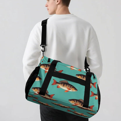 Duffel Bag for Travel Gym Weekender Overnight Trip Adjustable Shoulder Strap Simple Style