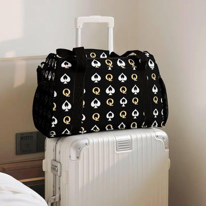 Duffel Bag for Travel Gym Weekender Overnight Trip Adjustable Shoulder Strap Simple Style