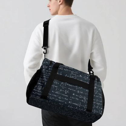 Duffel Bag for Travel Gym Weekender Overnight Trip Adjustable Shoulder Strap Simple Style