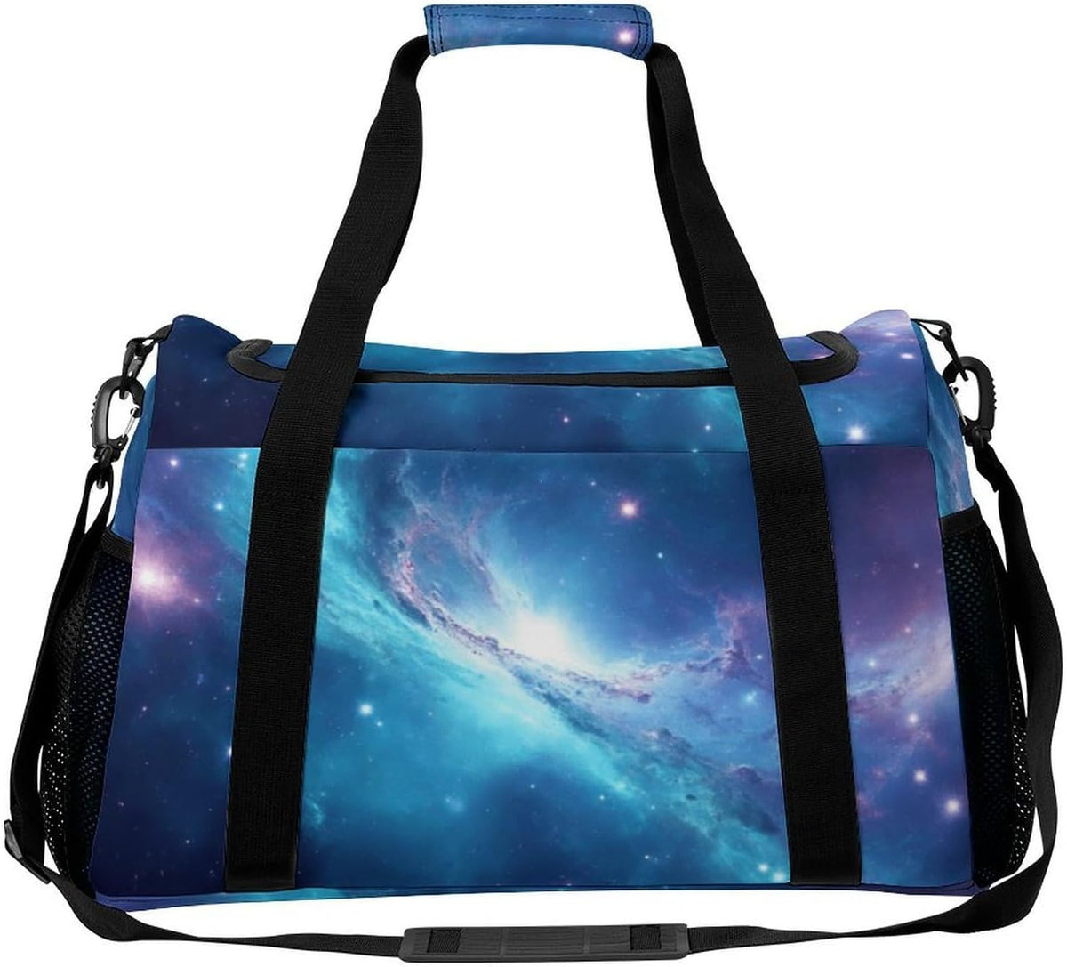 Duffel Bag for Travel Gym Weekender Overnight Trip Adjustable Shoulder Strap Simple Style