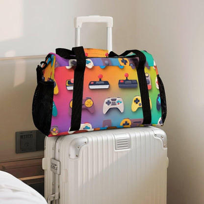 Duffel Bag for Travel Gym Weekender Overnight Trip Adjustable Shoulder Strap Simple Style