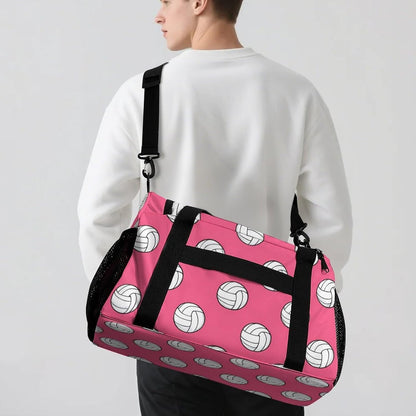 Duffel Bag for Travel Gym Weekender Overnight Trip Adjustable Shoulder Strap Simple Style