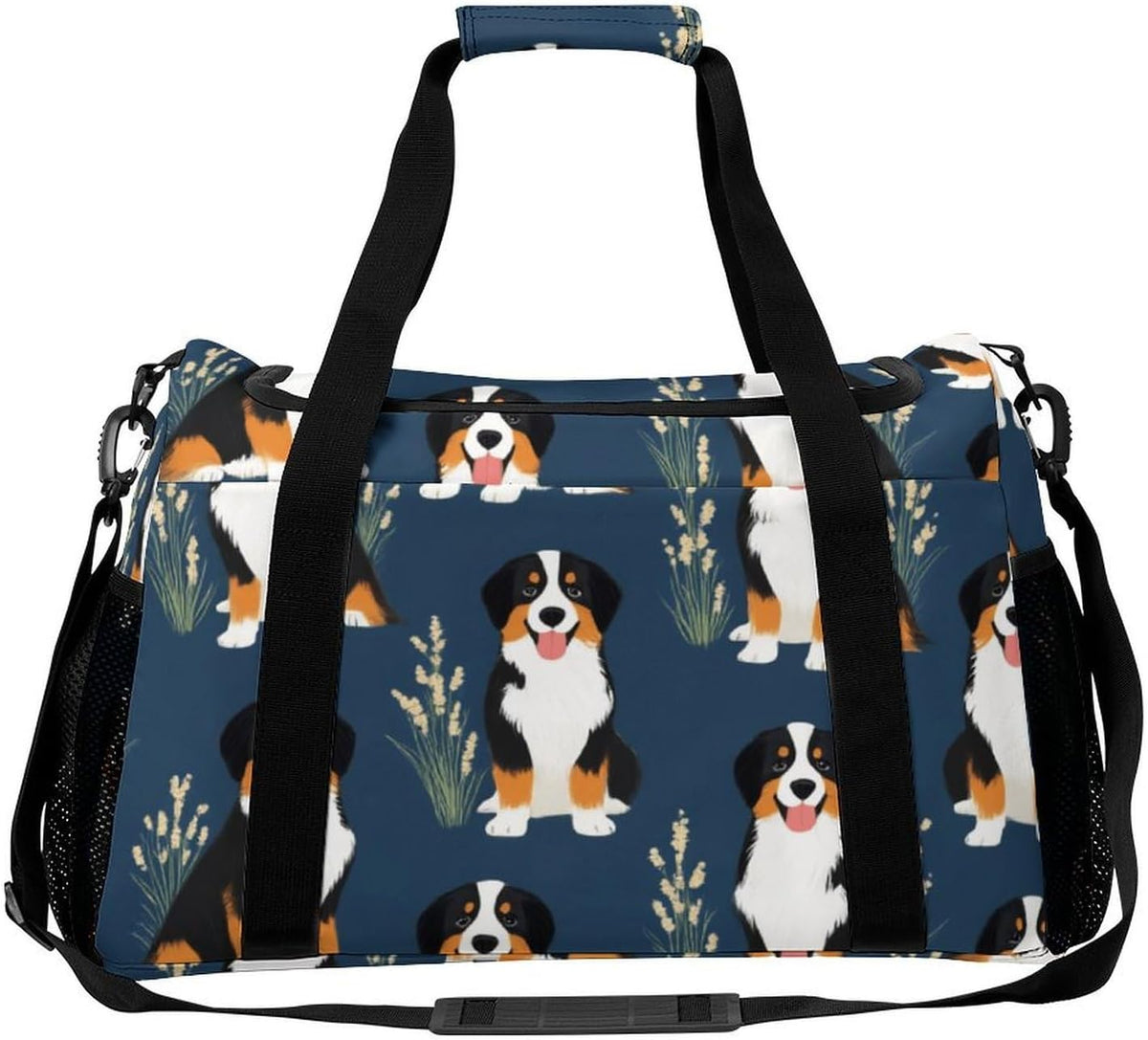 Duffel Bag for Travel Gym Weekender Overnight Trip Adjustable Shoulder Strap Simple Style