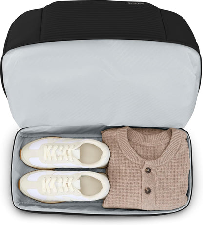 Paralux Weekender Duffel Bag, Travel Carry-On Bag with Wide Opening, Drop-Bottom Shoe & Laundry Compartment, AirTag Holder, StackIt Strap - Business & Leisure Travel Bag