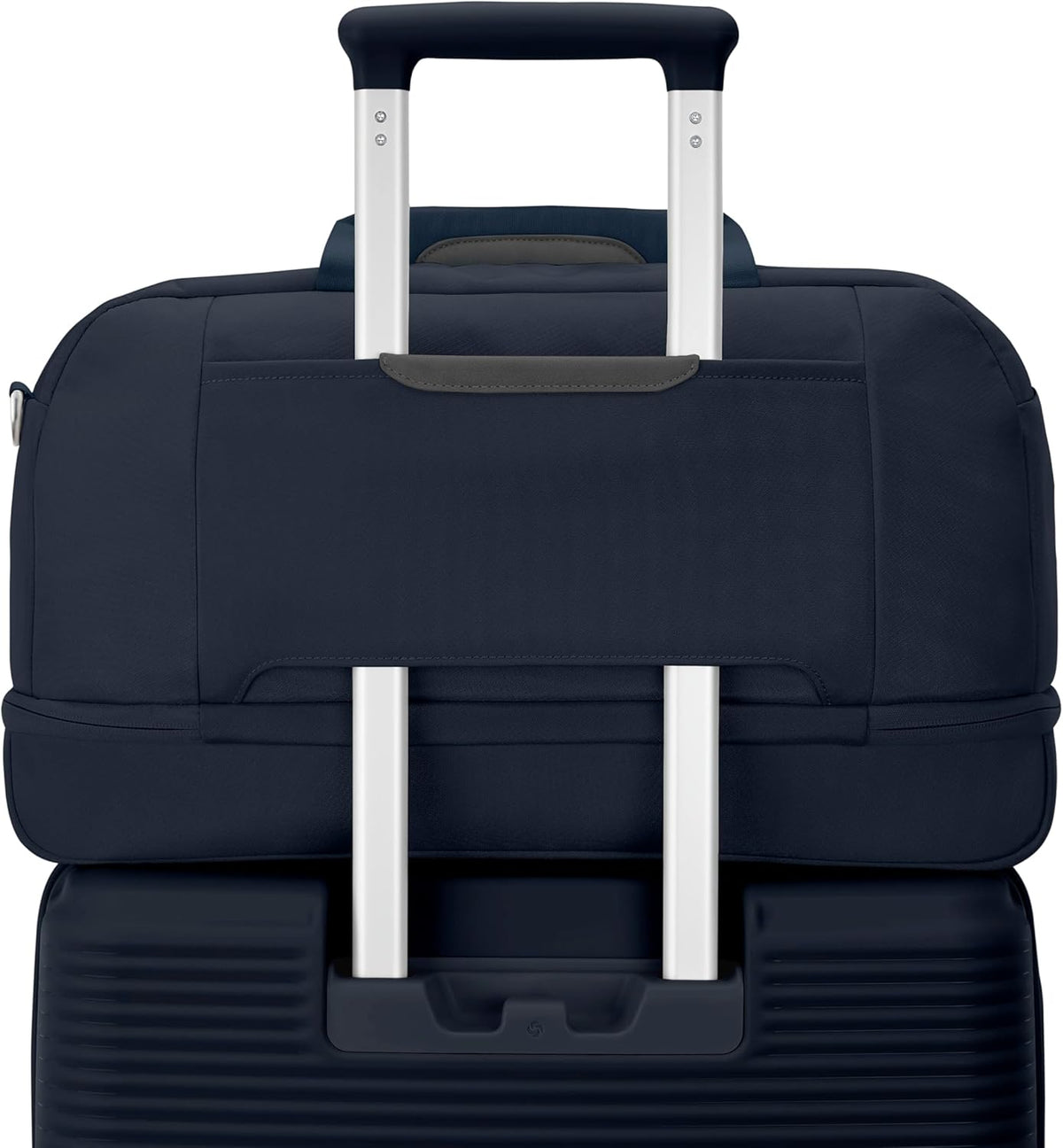 Paralux Weekender Duffel Bag, Travel Carry-On Bag with Wide Opening, Drop-Bottom Shoe & Laundry Compartment, AirTag Holder, StackIt Strap - Business & Leisure Travel Bag