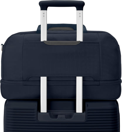 Paralux Weekender Duffel Bag, Travel Carry-On Bag with Wide Opening, Drop-Bottom Shoe & Laundry Compartment, AirTag Holder, StackIt Strap - Business & Leisure Travel Bag