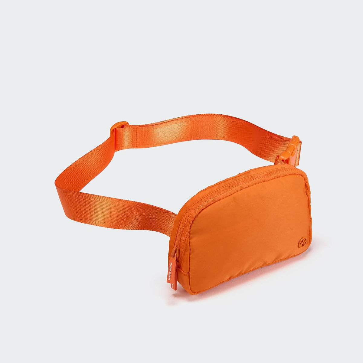 Two Way Zipper Fanny Pack Nylon Everywhere Belt Bag for Women, Water Repellent Waist Packs, Crossbody Bags with Adjustable Strap (Black).