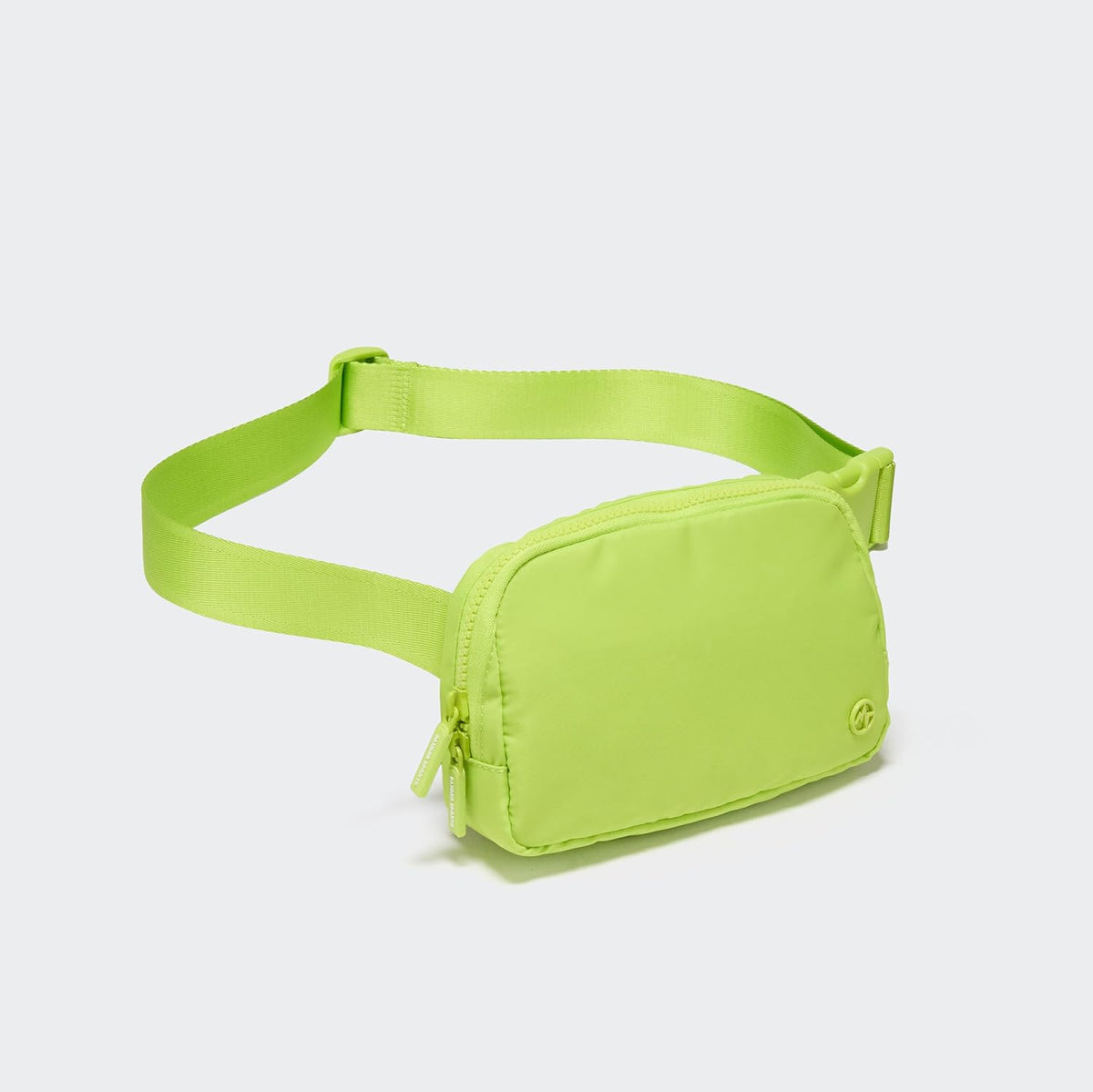 Two Way Zipper Fanny Pack Nylon Everywhere Belt Bag for Women, Water Repellent Waist Packs, Crossbody Bags with Adjustable Strap (Black).