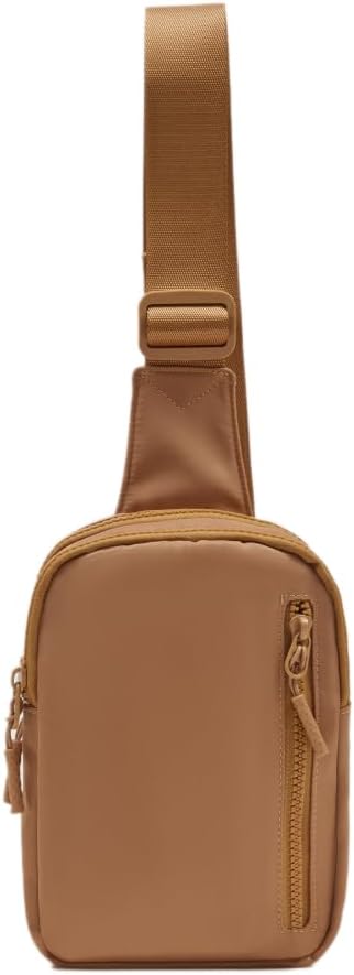Convertible Sling Backpack for Women & Men – Lightweight 3-in-1 Crossbody Daypack with Adjustable Strap, Anti-Theft Pocket, Water-Resistant Small Travel Bag (Caramel)