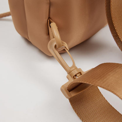 Convertible Sling Backpack for Women & Men – Lightweight 3-in-1 Crossbody Daypack with Adjustable Strap, Anti-Theft Pocket, Water-Resistant Small Travel Bag (Caramel)