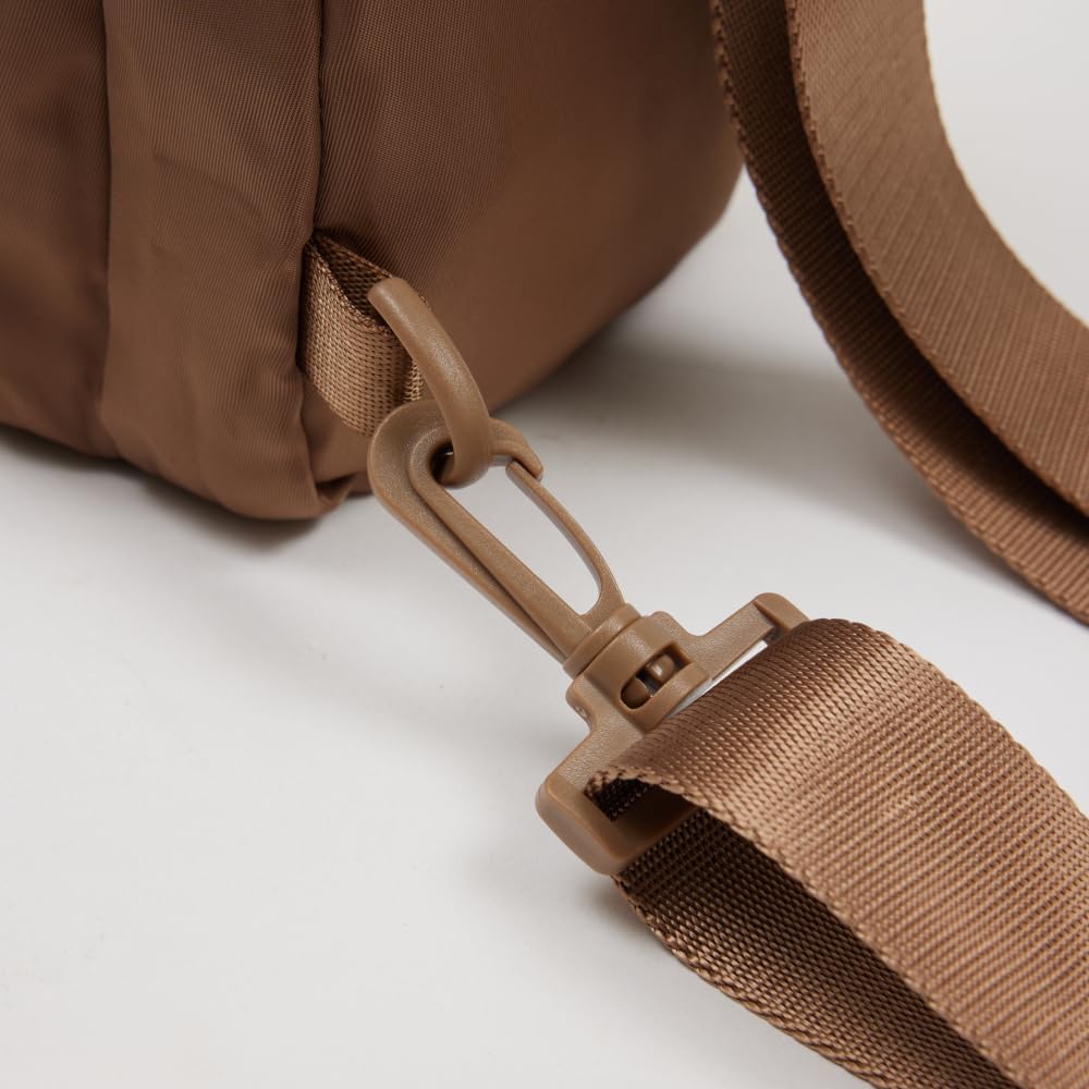 Convertible Sling Backpack for Women & Men – Lightweight 3-in-1 Crossbody Daypack with Adjustable Strap, Anti-Theft Pocket, Water-Resistant Small Travel Bag (Caramel)
