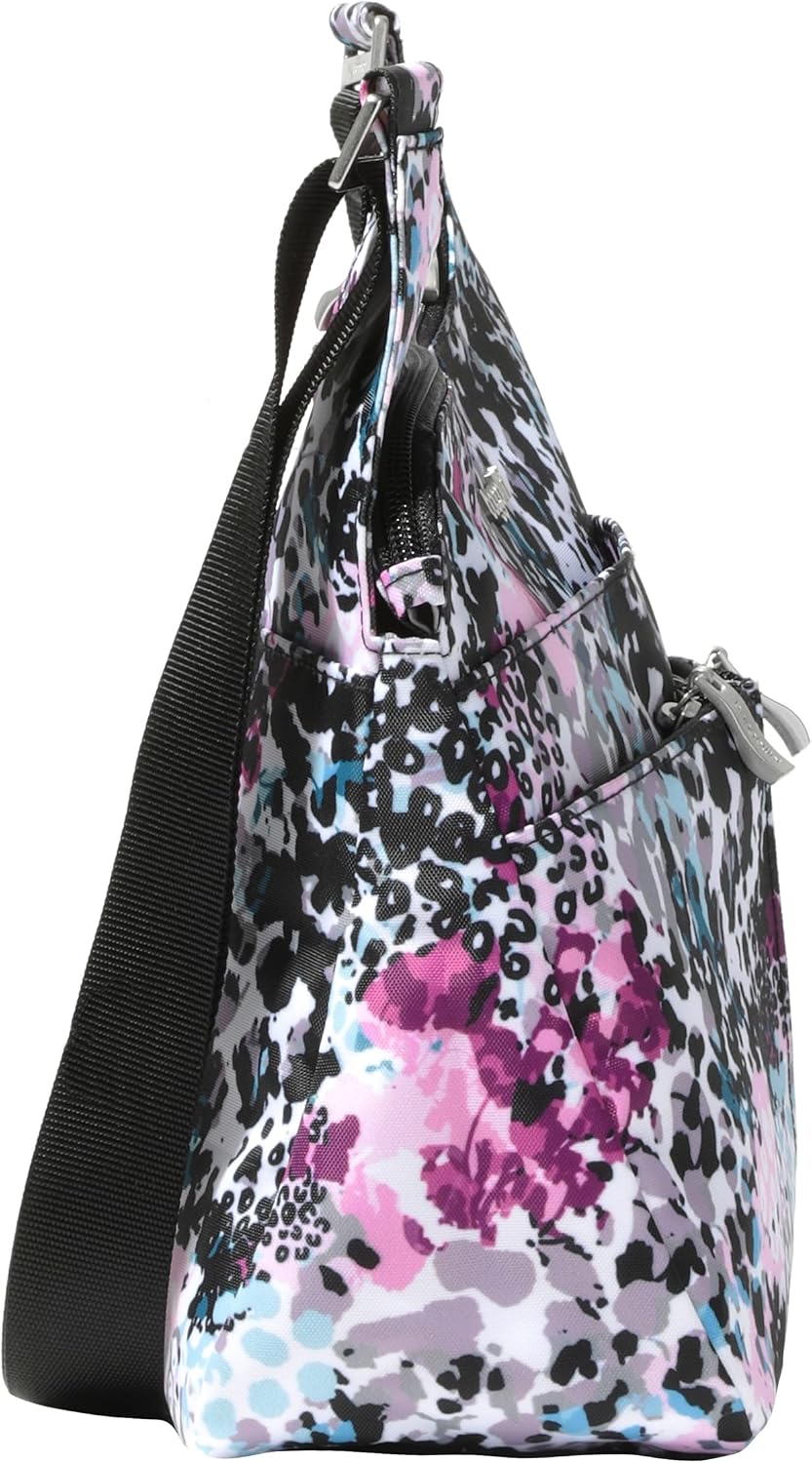Crossbody Travel Bag 11x8.5 Lightweight Water-resistant Nylon Handbag