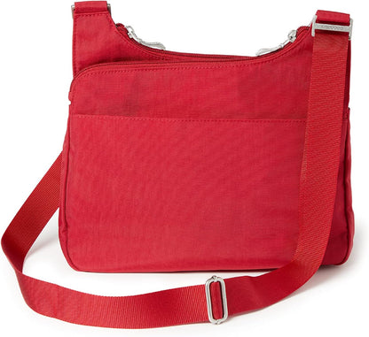 Crossbody Travel Bag 11x8.5 Lightweight Water-resistant Nylon Handbag
