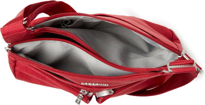 Crossbody Travel Bag 11x8.5 Lightweight Water-resistant Nylon Handbag