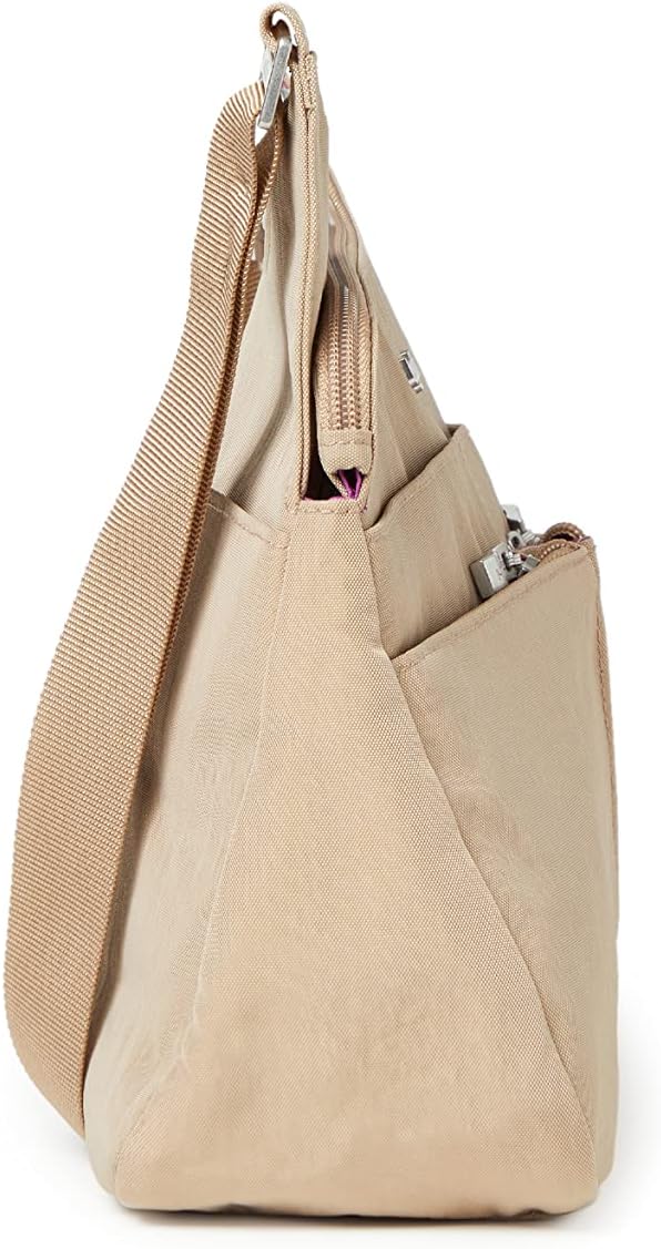 Crossbody Travel Bag 11x8.5 Lightweight Water-resistant Nylon Handbag