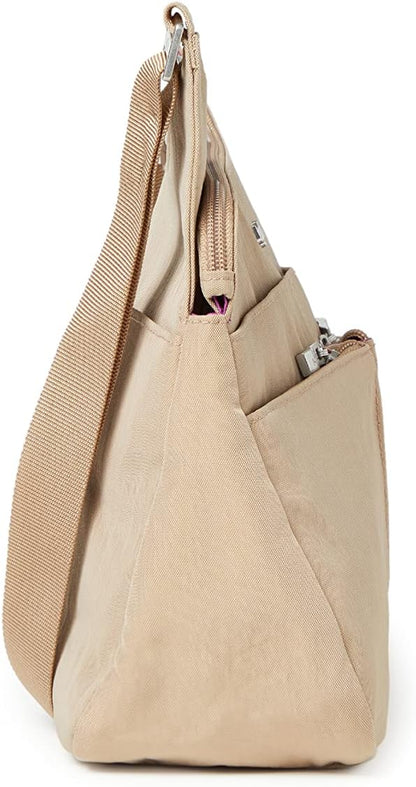 Crossbody Travel Bag 11x8.5 Lightweight Water-resistant Nylon Handbag