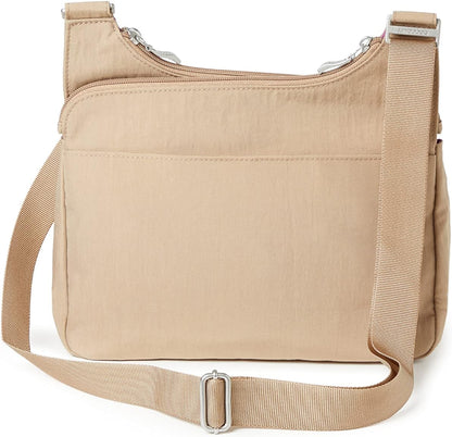 Crossbody Travel Bag 11x8.5 Lightweight Water-resistant Nylon Handbag