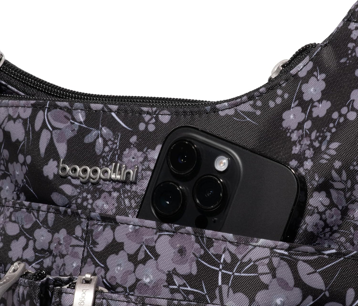 Crossbody Travel Bag 11x8.5 Lightweight Water-resistant Nylon Handbag