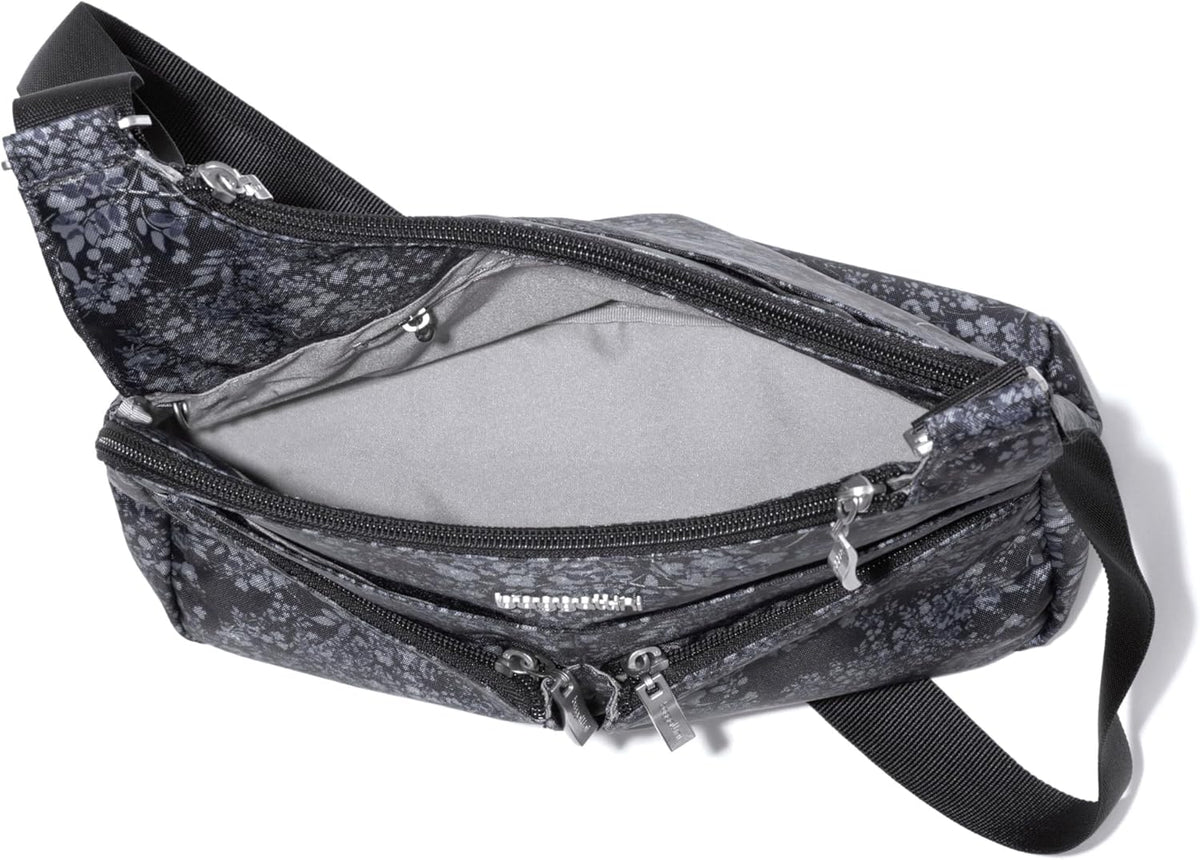 Crossbody Travel Bag 11x8.5 Lightweight Water-resistant Nylon Handbag