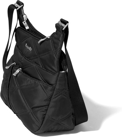 Crossbody Travel Bag 11x8.5 Lightweight Water-resistant Nylon Handbag