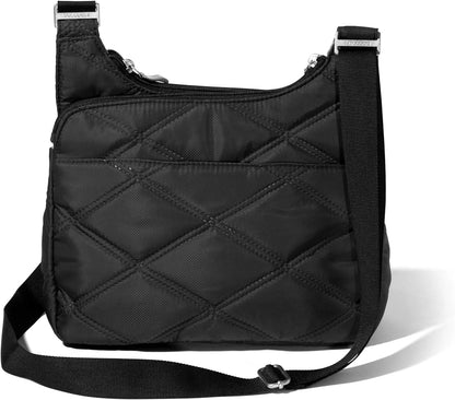 Crossbody Travel Bag 11x8.5 Lightweight Water-resistant Nylon Handbag