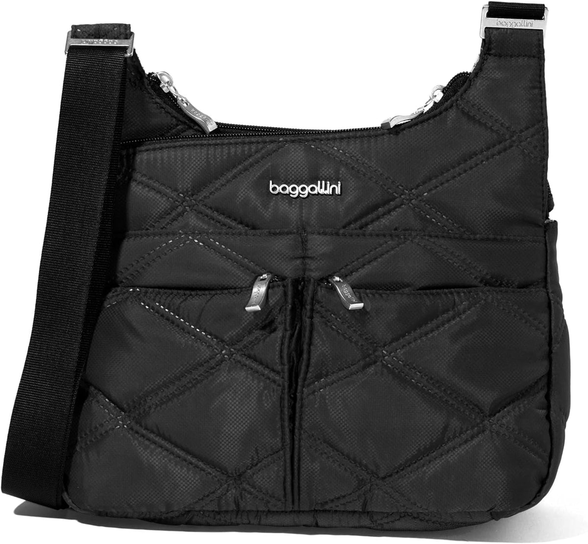 Crossbody Travel Bag 11x8.5 Lightweight Water-resistant Nylon Handbag