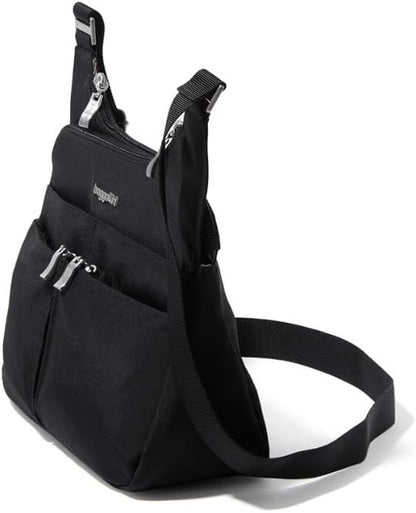 Crossbody Travel Bag 11x8.5 Lightweight Water-resistant Nylon Handbag