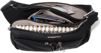 Crossbody Travel Bag 11x8.5 Lightweight Water-resistant Nylon Handbag