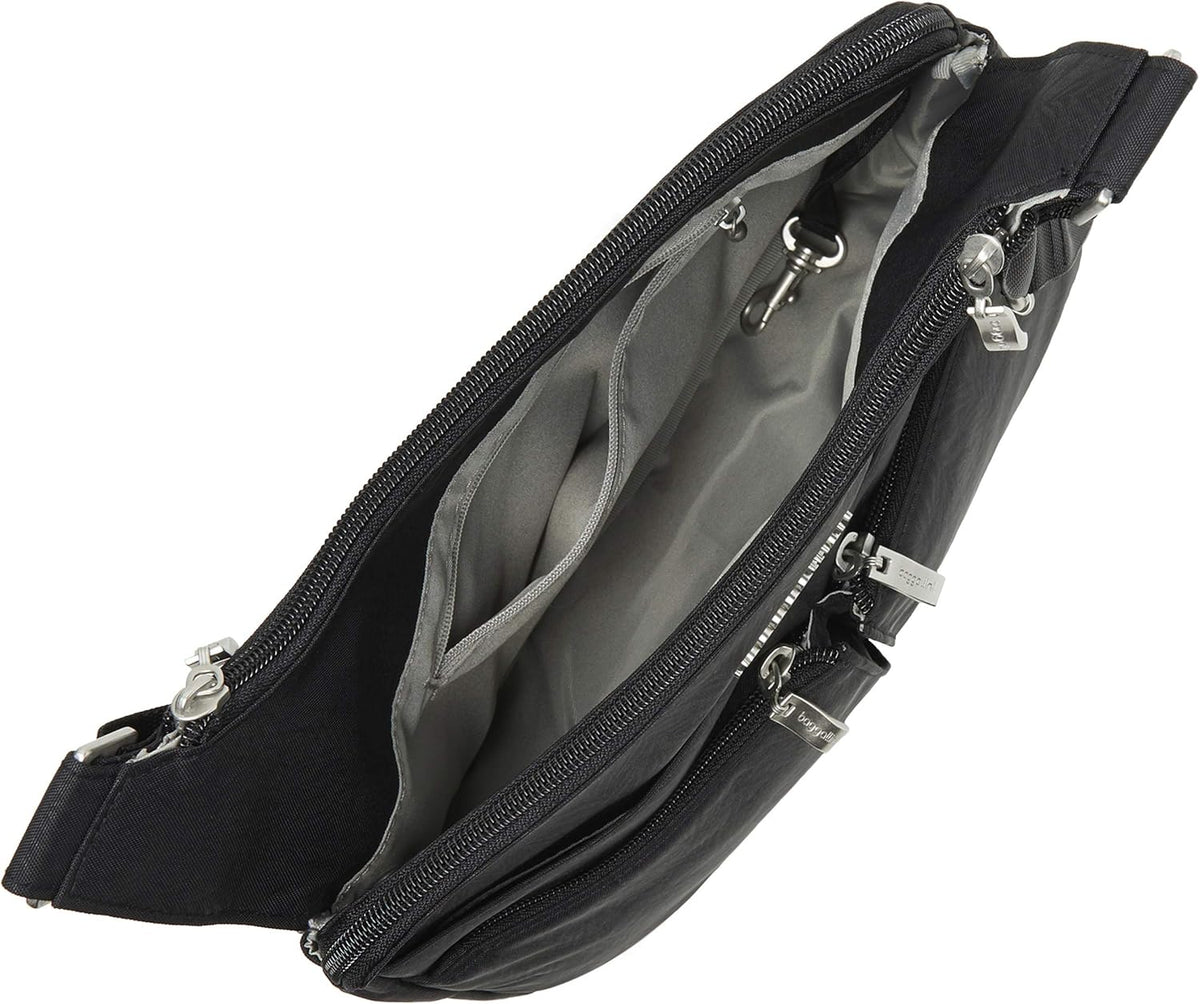 Crossbody Travel Bag 11x8.5 Lightweight Water-resistant Nylon Handbag