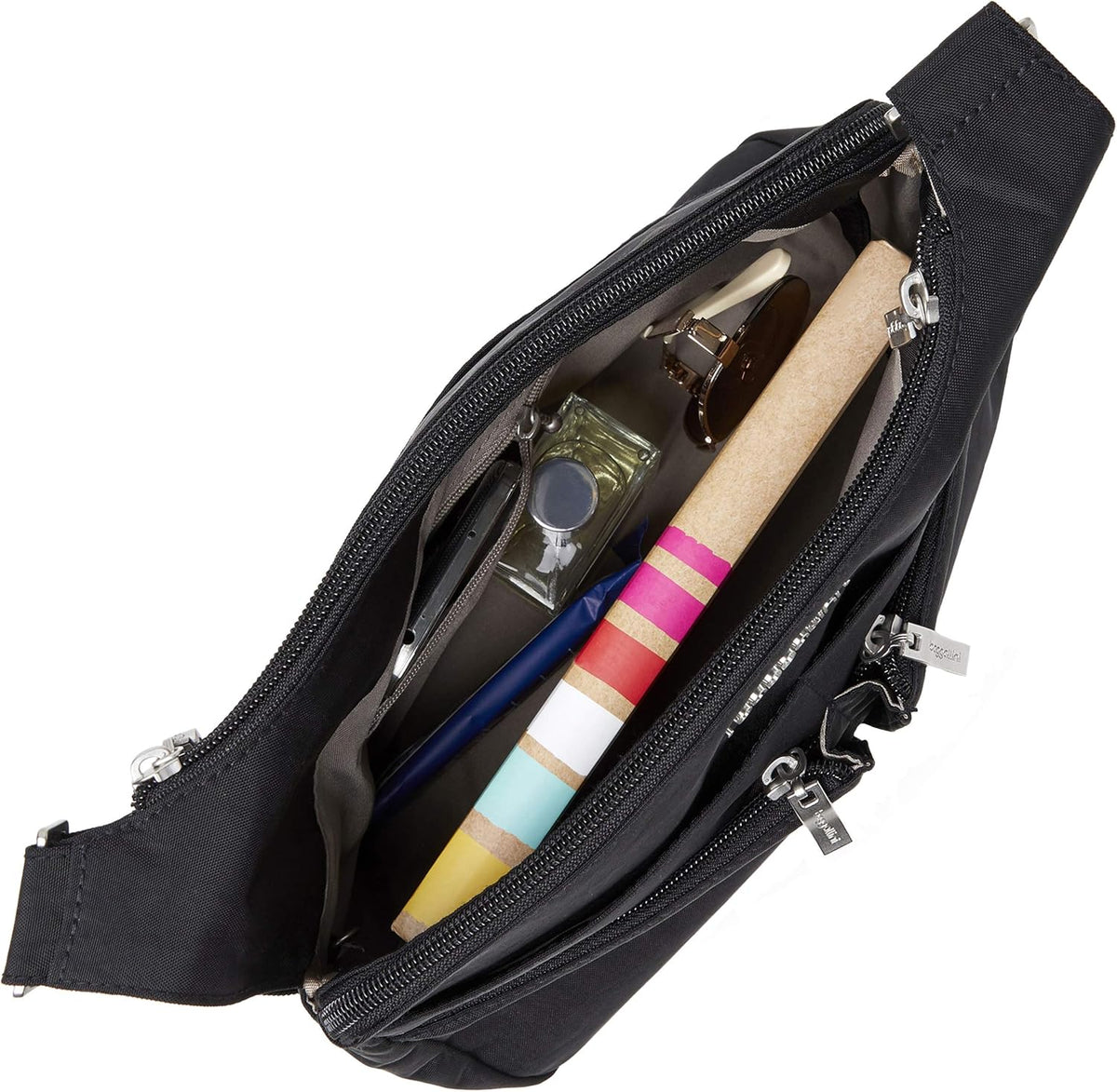 Crossbody Travel Bag 11x8.5 Lightweight Water-resistant Nylon Handbag