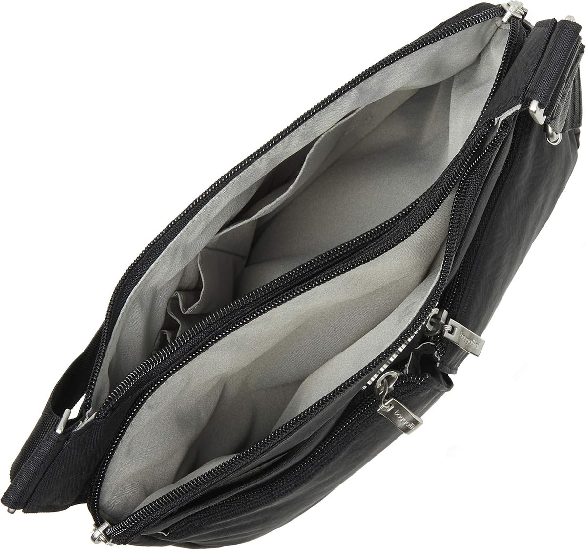 Crossbody Travel Bag 11x8.5 Lightweight Water-resistant Nylon Handbag