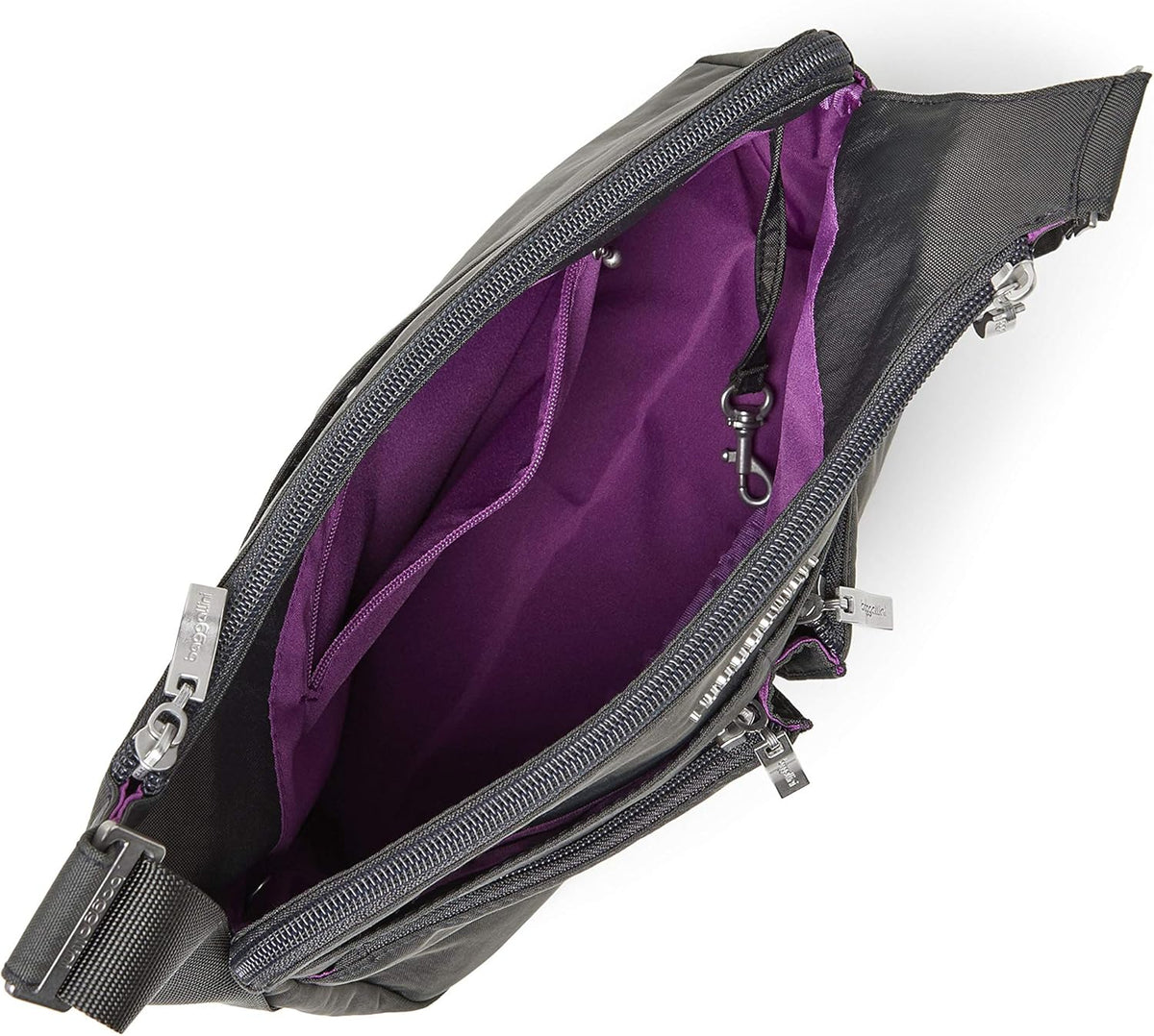 Crossbody Travel Bag 11x8.5 Lightweight Water-resistant Nylon Handbag