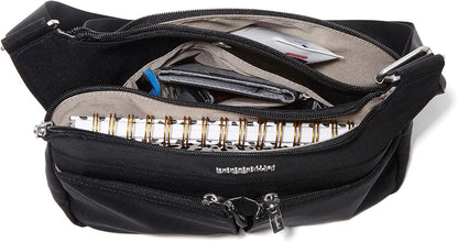 Crossbody Travel Bag 11x8.5 Lightweight Water-resistant Nylon Handbag
