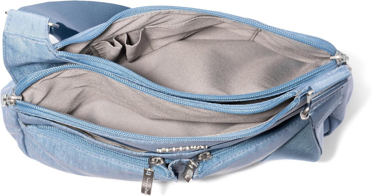 Crossbody Travel Bag 11x8.5 Lightweight Water-resistant Nylon Handbag